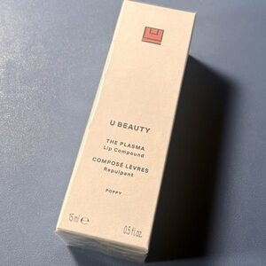 U BEAUTY THE PLASMA Lip Compound-POPPY-.5 Fl Oz / 15 mL  New In Box SEALED